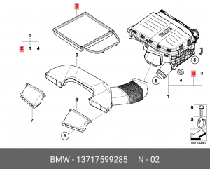 Фильтр воздушный 13 71 7 599 285 BMW