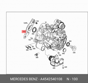 Выжимной подшипник A 454 254 01 08 SMART