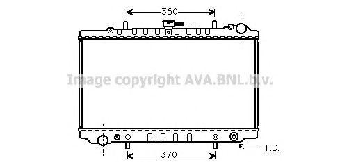 Радиатор охлаждения ДВС DN2126 AVA