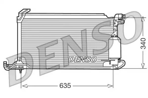 Конденсатор, кондиционер DCN32009 DENSO