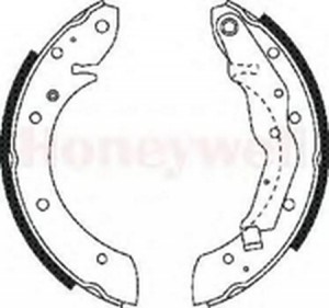 Комплект тормозных колодок 362340B BENDIX JURID