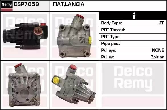 Гидравлический насос, рулевое управление DSP7059 DELCO REMY