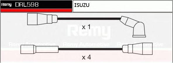 Ккомплект проводов зажигания DRL598 DELCO REMY