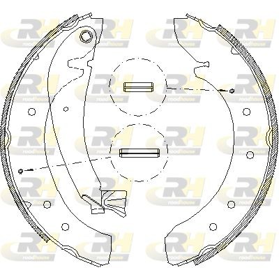 Комплект тормозных колодок 4719.00 ROADHOUSE