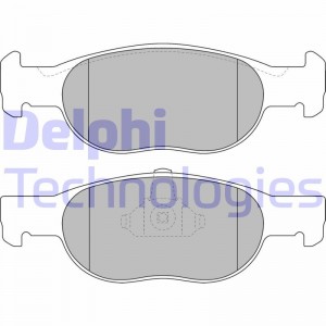 Комплект тормозных колодок, диско LP1474 DELPHI