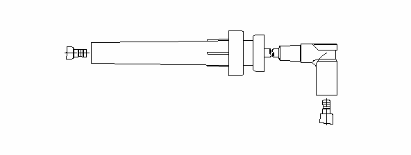 Провод зажигания 6A5930 BREMI