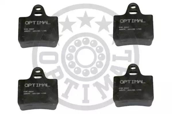 Комплект тормозных колодок, диско 9204 OPTIMAL