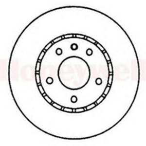 Тормозной диск 561821B BENDIX JURID