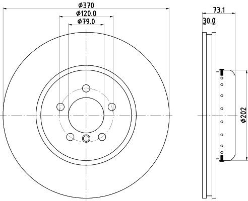Конденсатор, кондиционер 8FC 351 038-521 HELLA