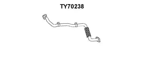 Выпускной трубопровод TY70238 VENEPORTE