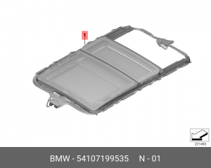 Крыша панорамная 54 10 7 199 535 BMW