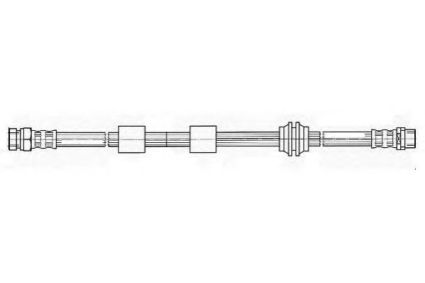 Тормозной шланг FHY2206 FERODO