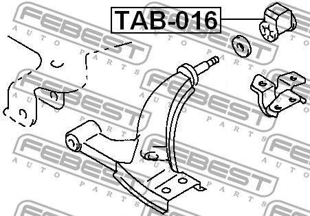 Сайлентблок TAB-016 FEBEST