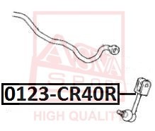 Стойка стабилизатора 0123-CR40R ASVA