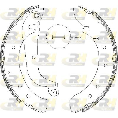 Комплект тормозных колодок 471901 ROADHOUSE