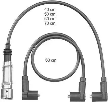 Ккомплект проводов зажигания ZEF562 BERU