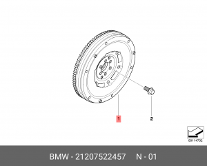Маховик 21 20 7 522 457 BMW