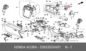 Лампа 35853S3VA01 HONDA