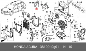 Сигнал звуковой 38100TL0G01 HONDA