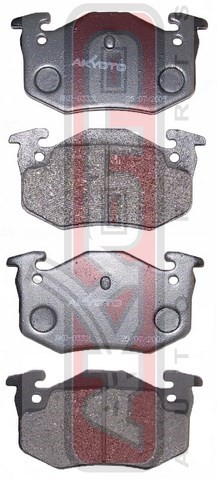 Колодки тормозные дисковые AKD-03322 AKYOTO