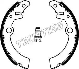 Комплект тормозных колодок 110.335 TRUSTING