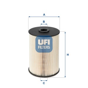 Топливный фильтр 26.021.00 UFI