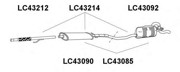 Глушитель выхлопных газов конечный LC43214 VENEPORTE