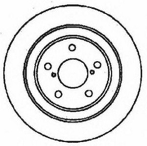 Тормозной диск 561735B BENDIX JURID