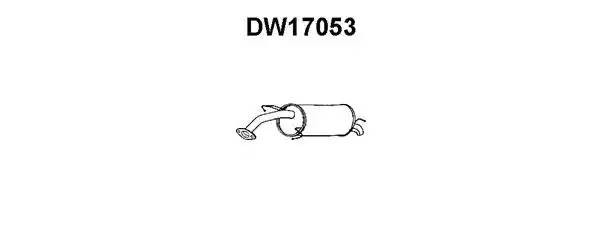 Глушитель выхлопных газов конечный DW17053 VENEPORTE