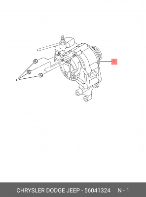 Генератор 5604 1324 CHRYSLER