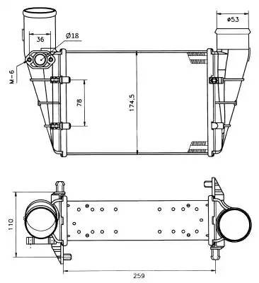 Интеркулер 30127 NRF