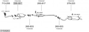 Выпускной трубопровод 881961 BOSAL