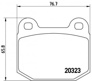 Комплект тормозных колодок, диско P59004 BREMBO