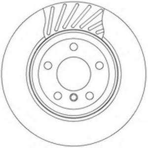Тормозной диск 562201B BENDIX JURID