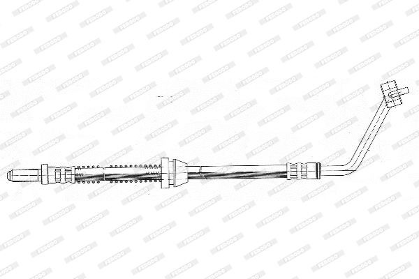 Тормозной шланг FHY2080 FERODO