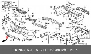 Деталь 71110S3VA01ZB HONDA