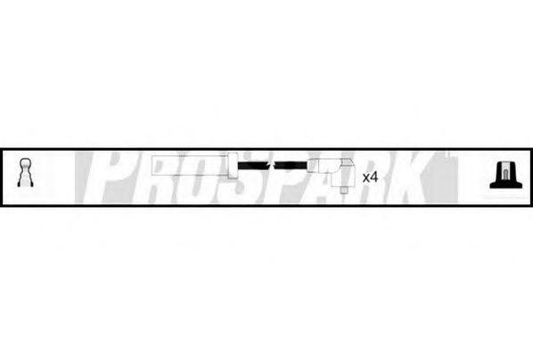 Ккомплект проводов зажигания OES813 STANDARD
