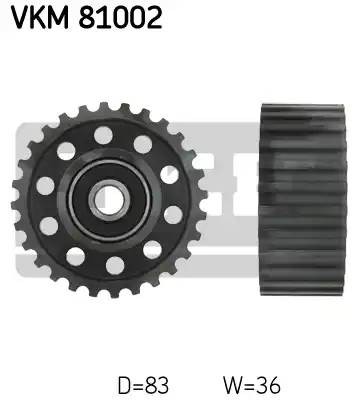 Паразитный / Ведущий ролик, зубчатый ремень VKM81002 SKF