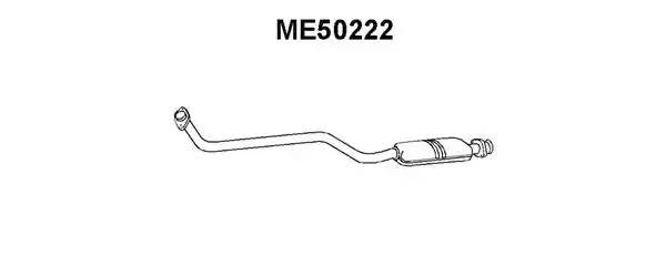 Предглушитель выхлопных газов ME50222 VENEPORTE