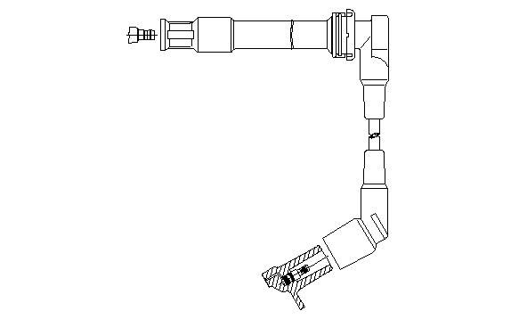 Провод зажигания 1A1142 BREMI