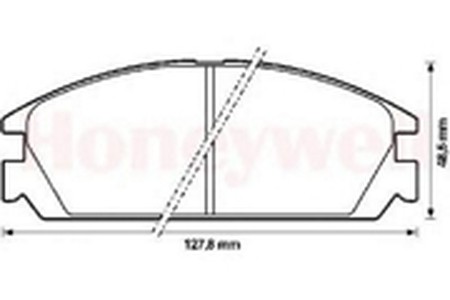Комплект тормозных колодок, диско 572287B BENDIX JURID