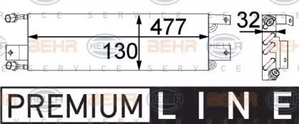 Конденсатор, кондиционер 8FC351301471 HELLA