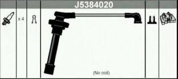 Ккомплект проводов зажигания J5384020 H B JAKOPARTS NIPPARTS