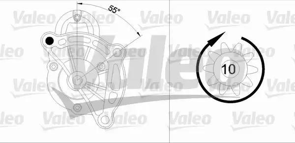 Стартер 455955 VALEO PHC