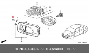 Деталь 90104SEA000 HONDA