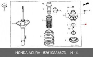 Амортизатор 52610SA6673 HONDA