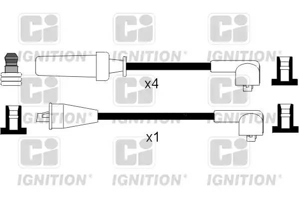 Ккомплект проводов зажигания XC617 QUINTON HAZELL