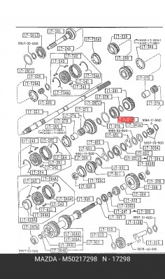 Деталь M50217298 MAZDA