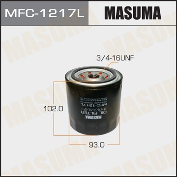 Фильтр масляный двигателя MFC1217L MASUMA