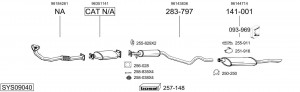Выпускной трубопровод 839123 BOSAL